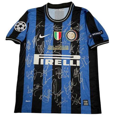 Inter Milan 2010 Champions League Victory Team Signed Jersey