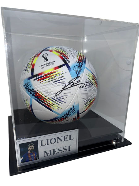 Lionel Messi Signed FIFA World Cup 2022 Argentina Soccer Ball