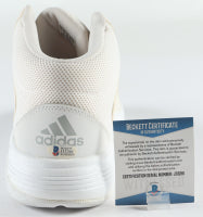 Magic Johnson Signed Adidas Basketball Shoe Inscribed 