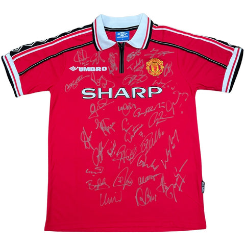 Manchester United "Legends of Old Trafford" Hand-Signed Jersey