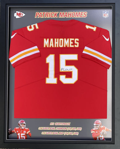 Patrick Mahomes Personally Signed #15 Kansas City Chiefs NFL Jersey