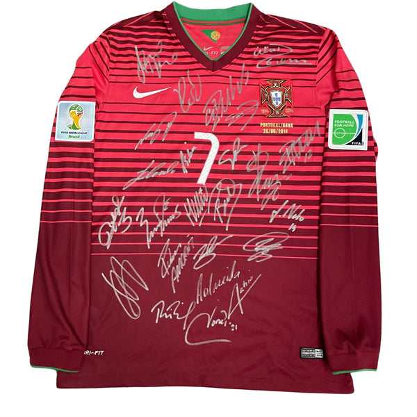 Portugal 2014 World Cup Team Signed Jersey, #7 Cristiano Ronaldo