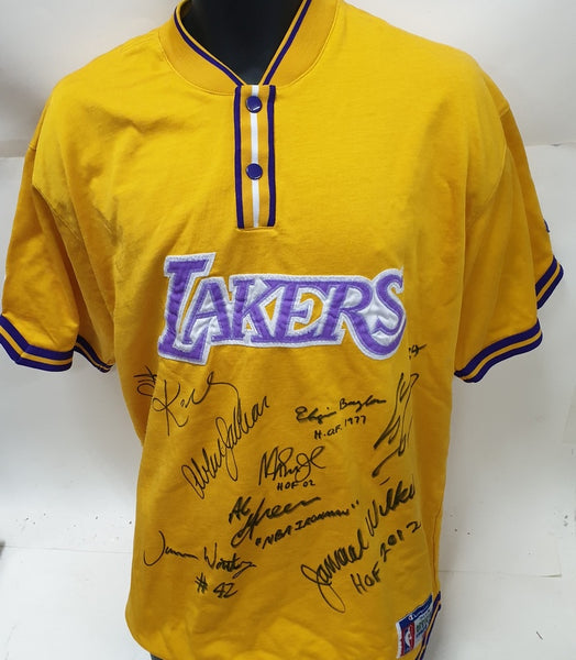 Kobe Bryant Hand-Signed #24 LA Lakers Yellow Jersey – Sports Online