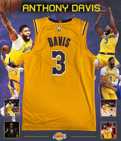 Anthony Davis LA Lakers Personally Signed Jersey