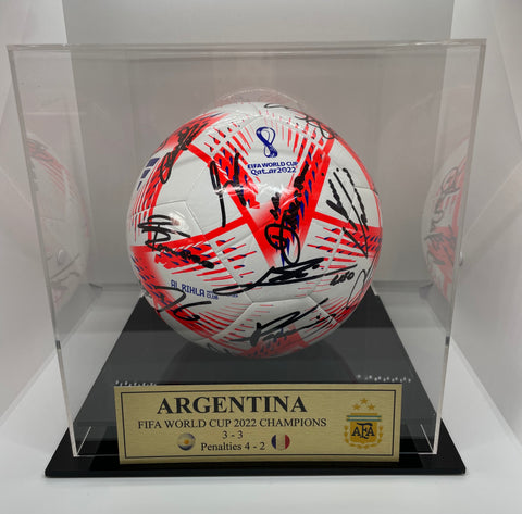 Argentina Team Signed FIFA World Cup 2022 Soccer Ball / Football