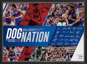 Western Bulldogs 2016 Premiers 'Dog Nation' Print