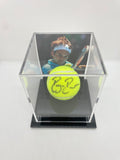 Roger Federer Personally Signed Tennis Ball in Display Cube