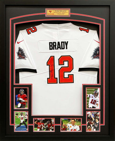 Tom Brady Personally Signed Tampa Bay Buccaneers White Jersey