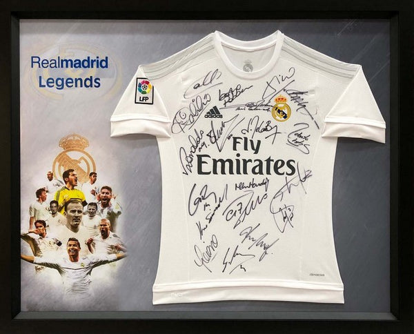 Real madrid full team signed new arrivals jersey