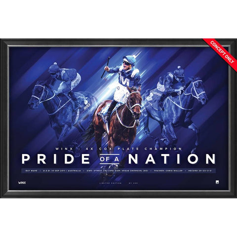 Winx 'Pride Of A Nation' Deluxe Retirement Sports Print