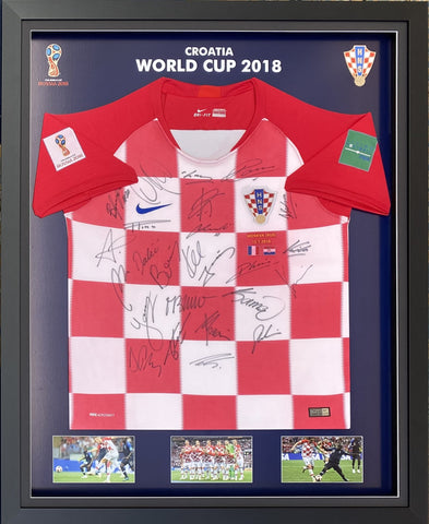 Croatia Home 2018 Team Signed Jersey