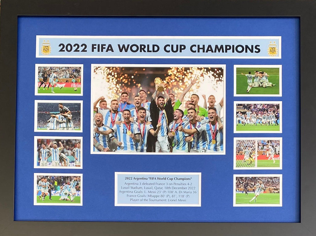 Argentina – 2022 FIFA World Cup Champions Framed Photo Tribute