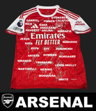 Arsenal 2025-26 EPL Team Signed Jersey - Pre-Order