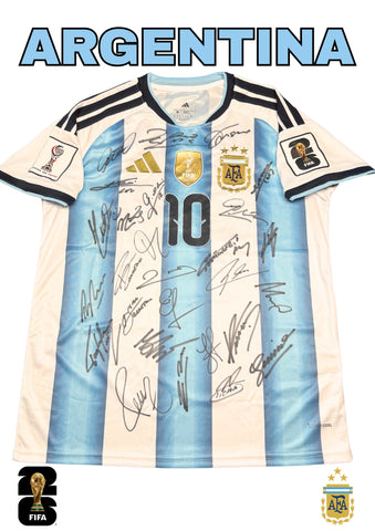 Argentina 2026 FIFA World Cup Team Signed Jersey – PRE ORDER
