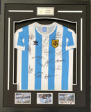 Argentina Legends Personally Signed Jersey incl: Maradona, Messi, Kempes etc.
