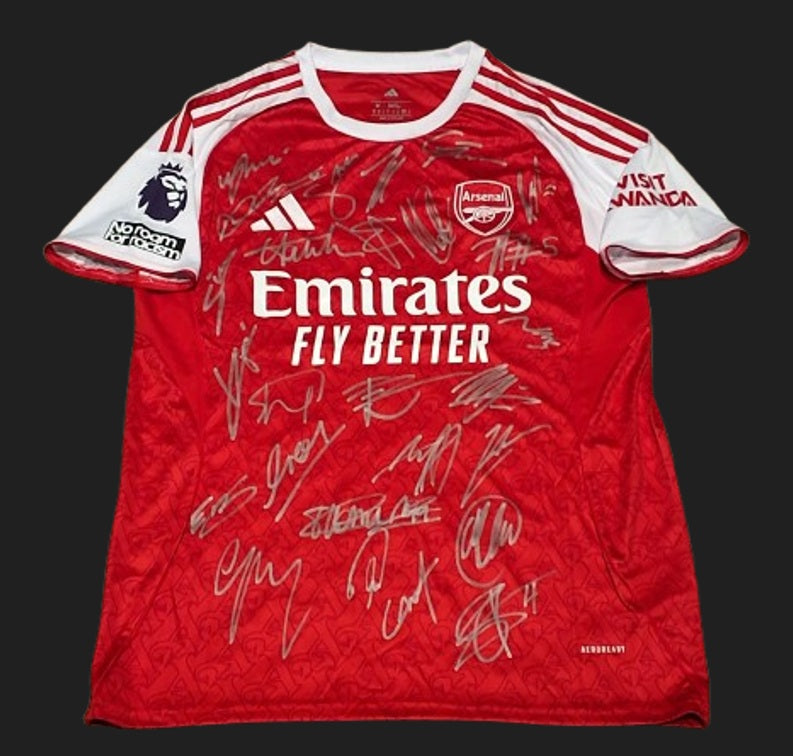 Pre-Order - Arsenal 2026 EPL Champions Team Signed Jersey