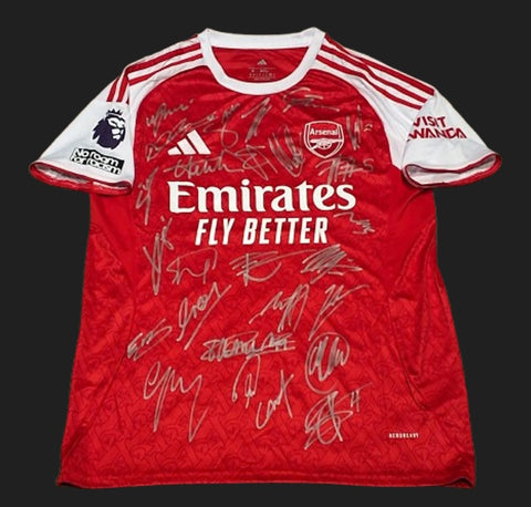 Pre-Order - Arsenal 2026 EPL Champions Team Signed Jersey