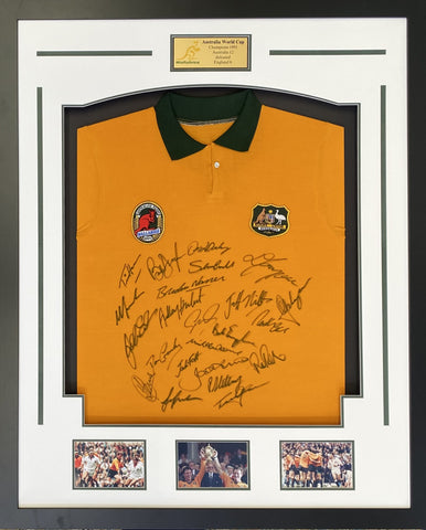 Australian Wallabies 1991 RWC Champions Squad Signed Jersey