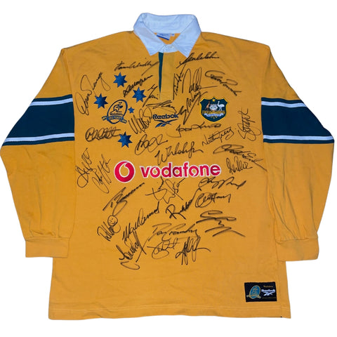 Australian Wallabies 1999 RWC Champions Squad Signed Jersey