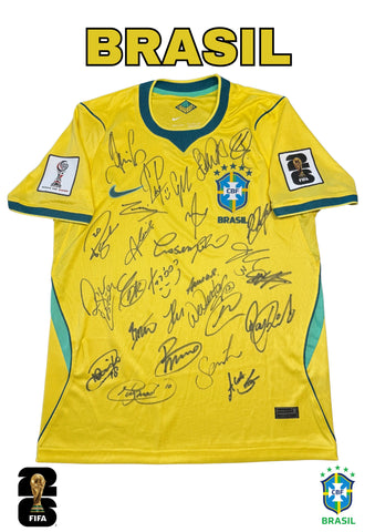 Brazil 2026 FIFA World Cup Team Signed Jersey