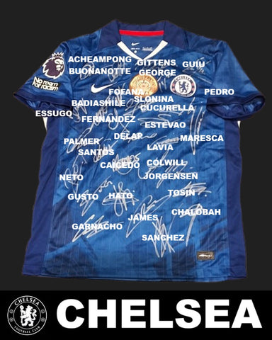 Chelsea 2025-26 EPL Team Signed Jersey - Pre-Order