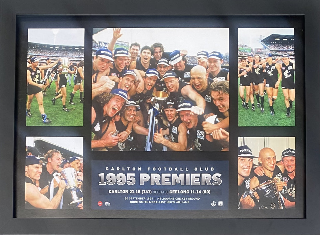 Carlton 1995 Premiership Glory Tribute, Framed