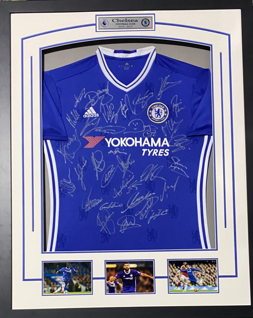 Chelsea 2016-2017 EPL Champions Team Signed Jersey