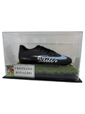 Cristiano Ronaldo Personally Signed Nike Boot with Display Case and Plaque