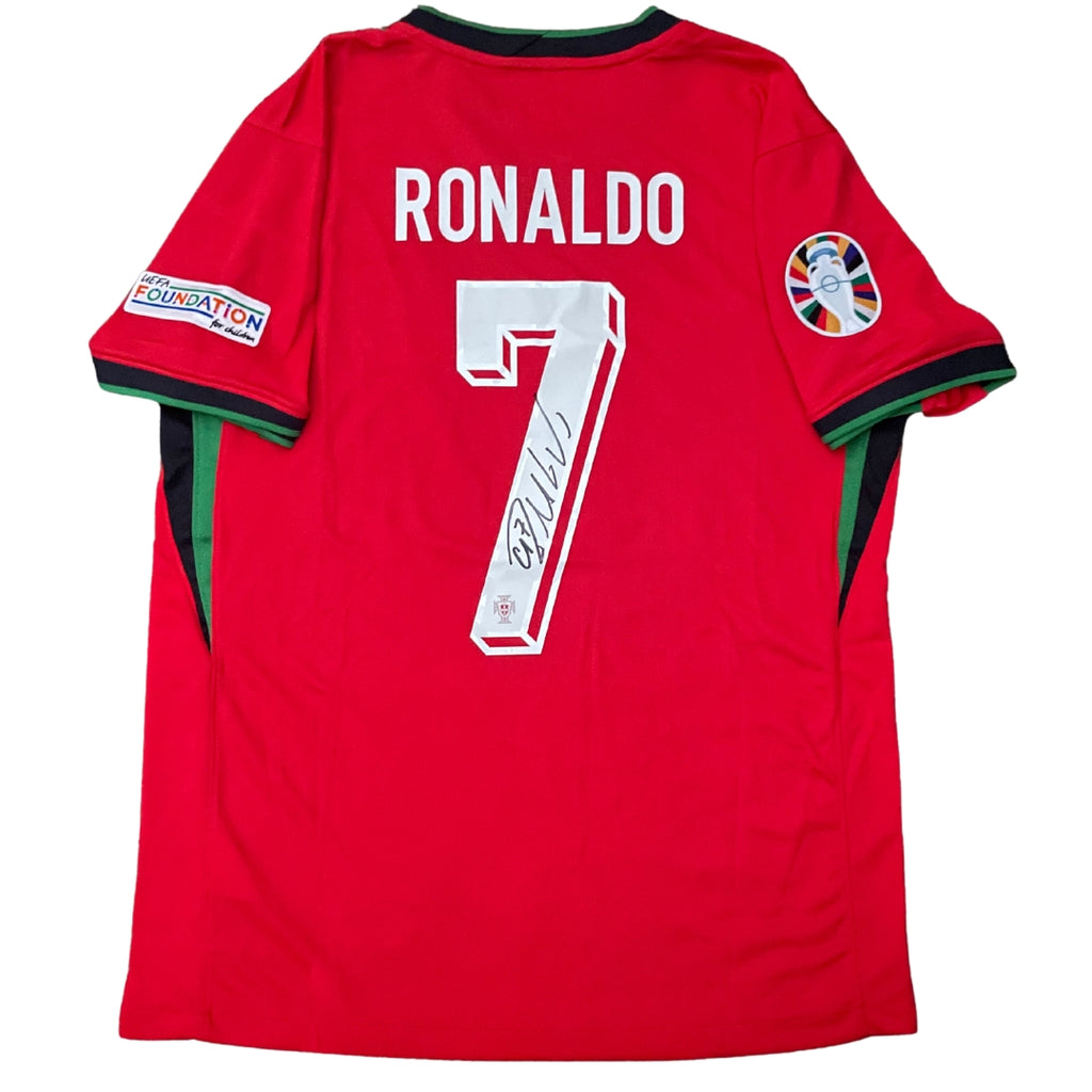 Cristiano Ronaldo Signed Portugal Euros 2024 Jersey (Framed or Jersey Only)