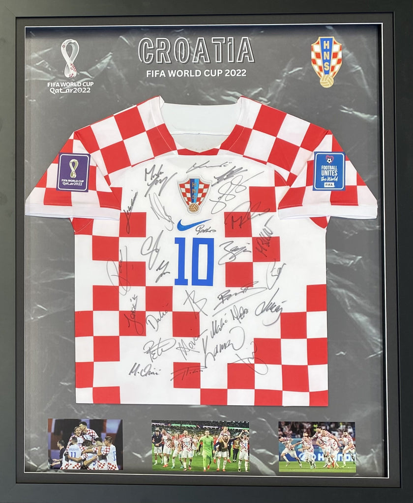 Croatia - FIFA World Cup 2022 Team Signed Jersey