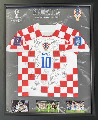 Croatia - FIFA World Cup 2022 Team Signed Jersey