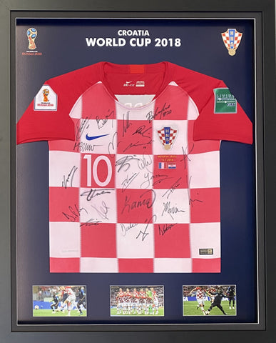 Croatia Home 2018 Team Signed Jersey
