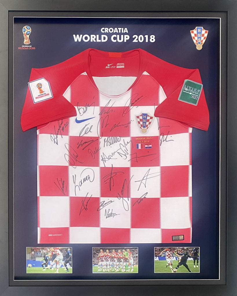 Croatia Home 2018 Team Signed Jersey