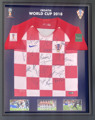 Croatia Home 2018 Team Signed Jersey