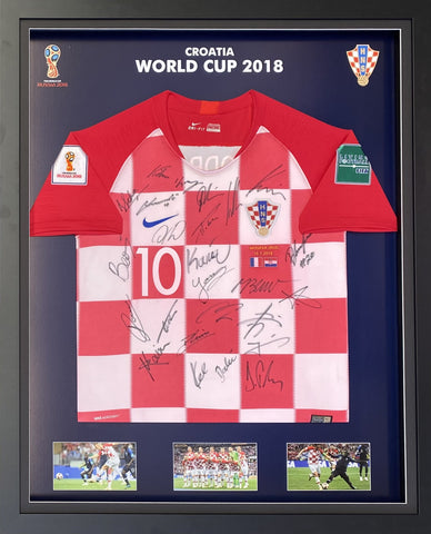 Croatia Home 2018 Team Signed Jersey