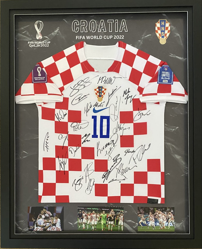 Croatia - FIFA World Cup 2022 Team Signed Jersey