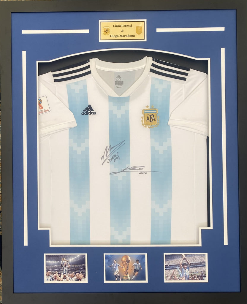 Tribute Messi Maradona Shirt Diego Maradona #10 Argentina RARE