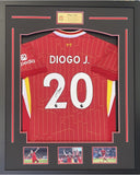 Diogo Jota Personally Signed Liverpool Jersey