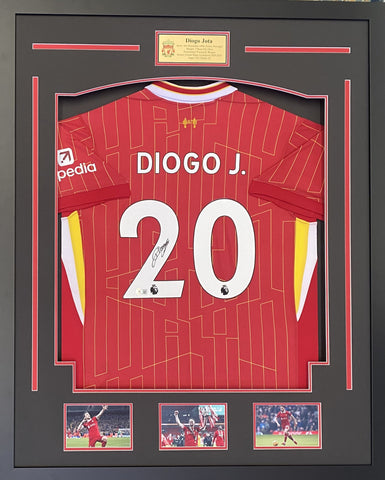 Diogo Jota Personally Signed Liverpool Jersey