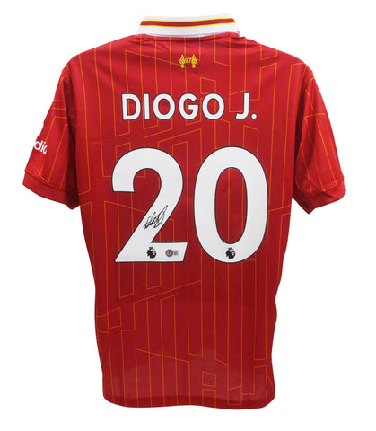 Diogo Jota Personally Signed Liverpool Jersey