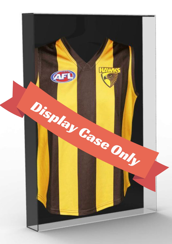 Perspex Case to display Jersey, Singlet, Shirt, Guernsey.