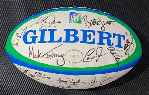 South Africa Rugby World Cup 1995 Team Signed Football