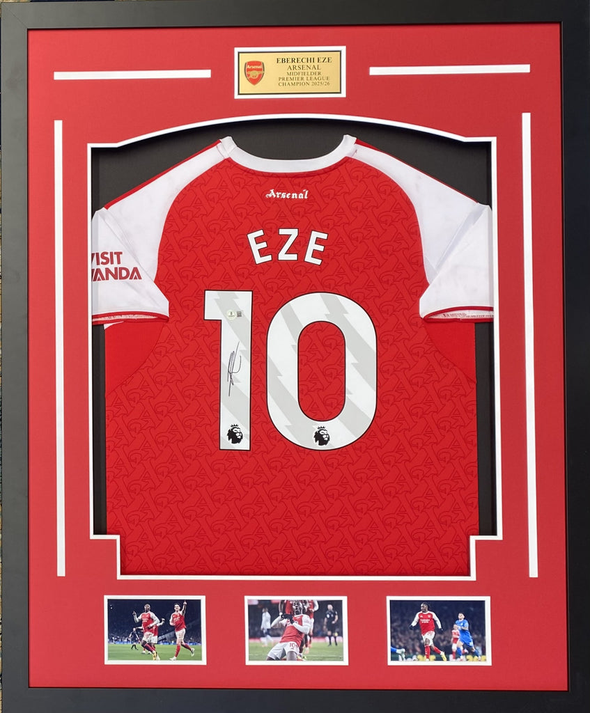 Eberechi Eze Signed #10 Arsenal Jersey – Premier League Winner - First Season Back at Arsenal.