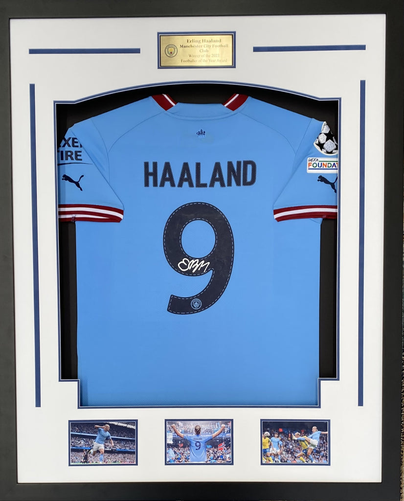 Erling Haaland Personally Signed Manchester City FC Jersey