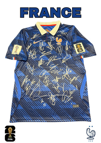 France 2026 FIFA World Cup Team Signed Jersey