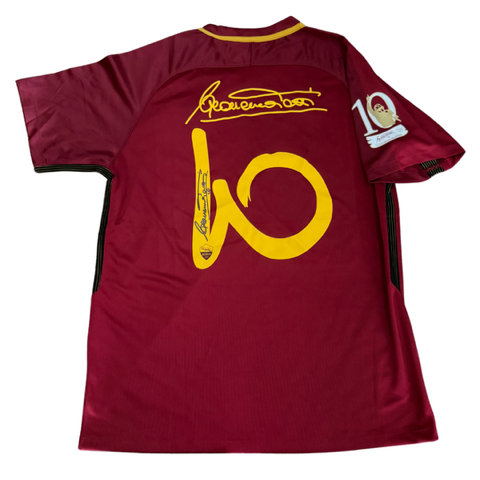 Francesco Totti – AS Roma "Farewell to a Legend" Signed & Framed Retirement Jersey