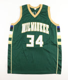 Giannis Antetokounmpo Signed Bucks Jersey, Beckett