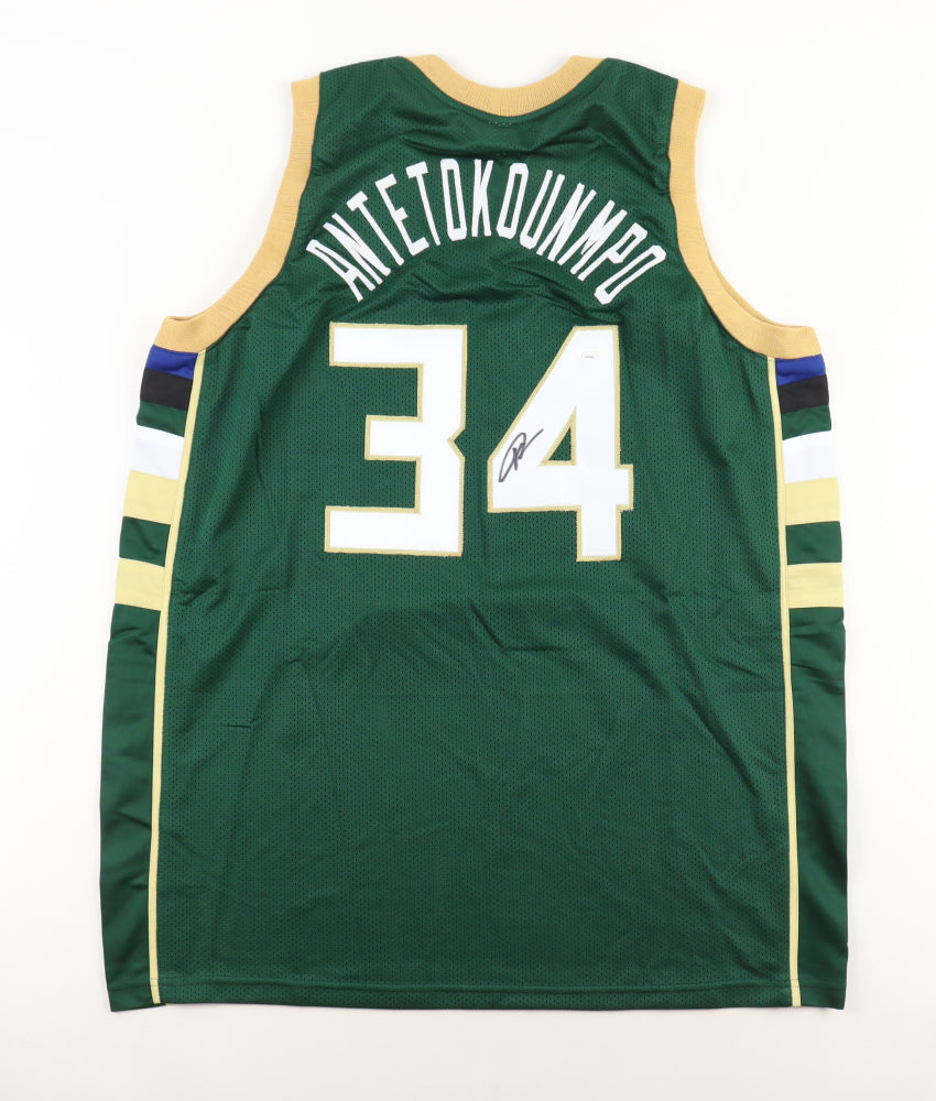Giannis Antetokounmpo Signed Bucks Jersey, JSA â Sports Online