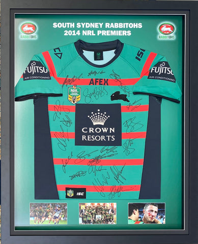 South Sydney Rabbitohs 2014 Premiers Team Signed Jersey
