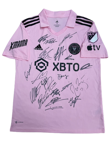 Inter Miami 2023 Team Signed Jersey incl Beckham and Messi, Available Framed or Jersey Only